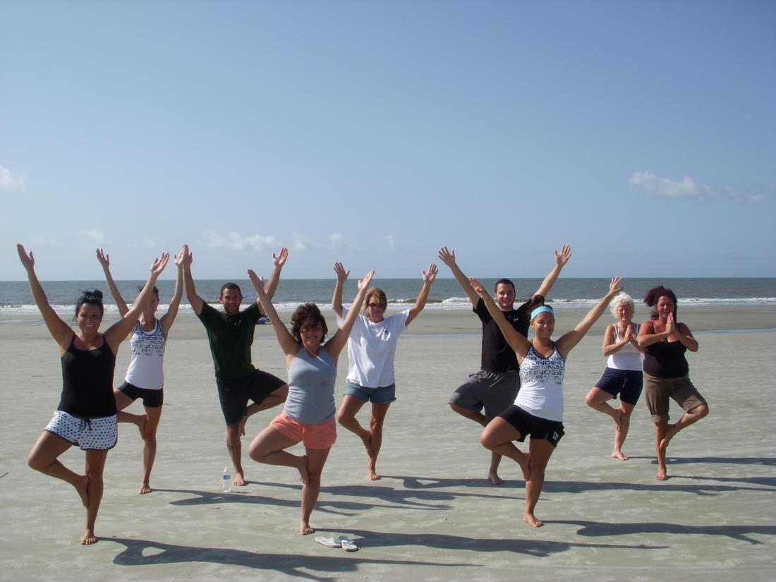 Yoga on the Beach